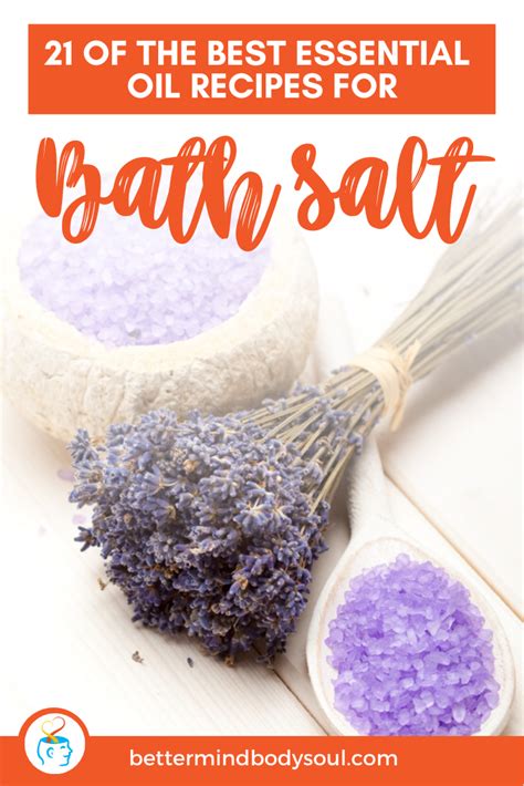 21 Essential Oil Recipes For Bath Salts Essential Oil Recipes Oil