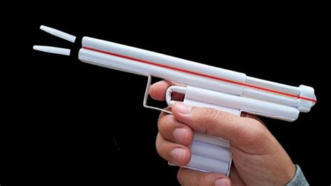 Cara Membuat Pistol Yang Menembakkan Peluru Dari Kertas How To Make A Gun That Shoots YouTube