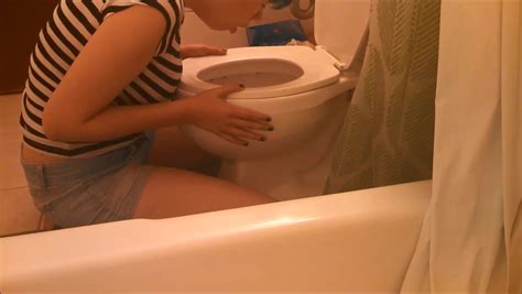Puking In The Toilet