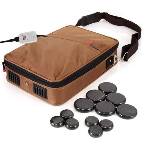 Serenelife Portable Massage Stone Warmer Set In 2020 Hot Stone
