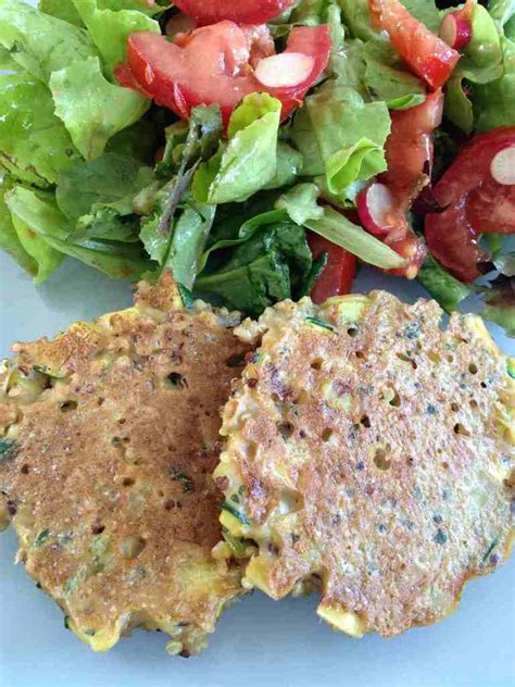 Galettes de quinoa aux courgettes