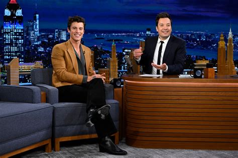 Shawn Mendes In Zegna On The Tonight Show Starring Jimmy Fallon Tom