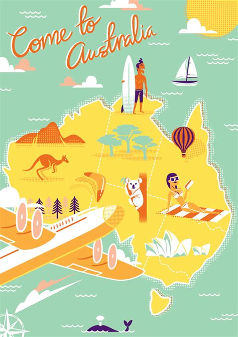 How To Create A Retro Style Airline Destination Travel Poster