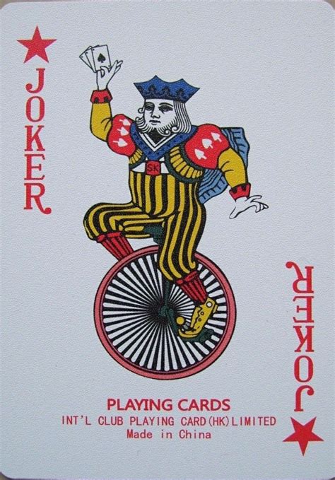 Pin By Mr Iii On Wild Playing Cards Joker Playing Card Unique