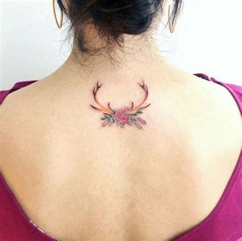 Pin By Kristin C On Feminine Tattoo Antler Tattoos Neck Tattoo Tattoos