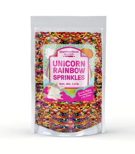 Unicorn Rainbow Sprinkles By Unpretentious Baker 15 Lbs Rainbow