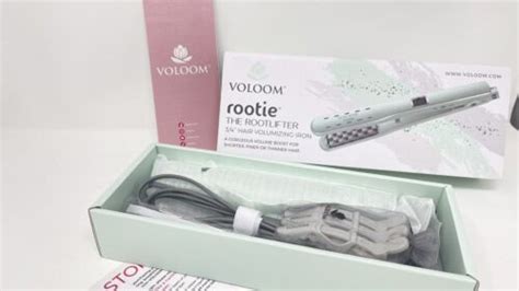 Voloom Rootie The Rootlifter 34 Hair Iron Volumizer Adjustable Heat