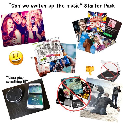 Can We Switch Up The Music Starter Pack Rstarterpacks