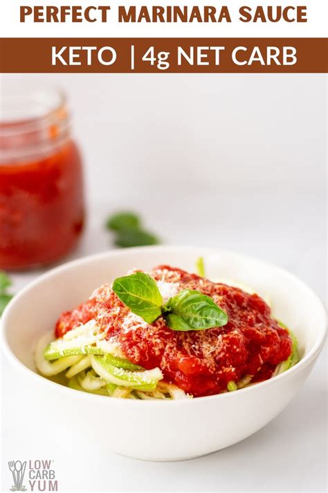 Keto pasta sauce brands australia. Keto Marinara Pasta Sauce Recipe | Low Carb Yum in 2020 ...