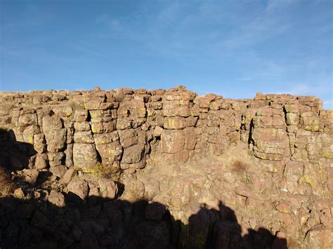 Cliff Face with Broken Rocks Picture | Free Photograph ...