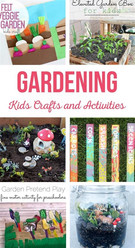 Garden Kids Crafts And Activities The Crafting Chicks