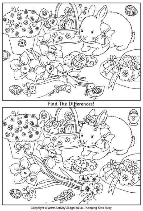 Find The Differences Printable