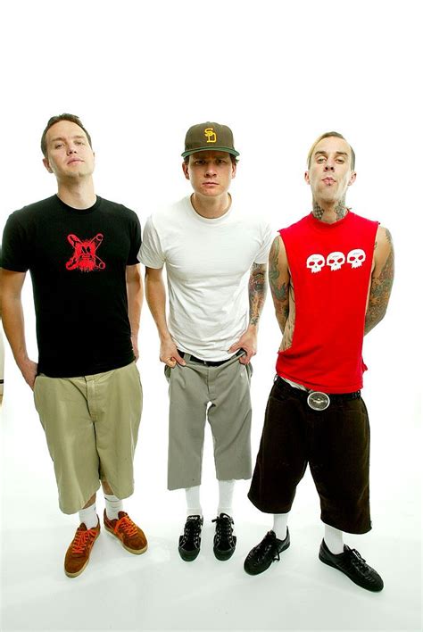 Photo Of Travis Barker And Blink 182 And Mark Hoppus And Tom Delonge