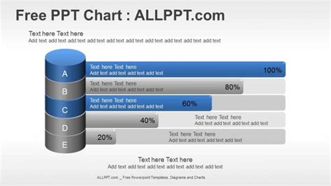 Bar Chart Ppt Diagram With Cylinders Slidesgo Templates