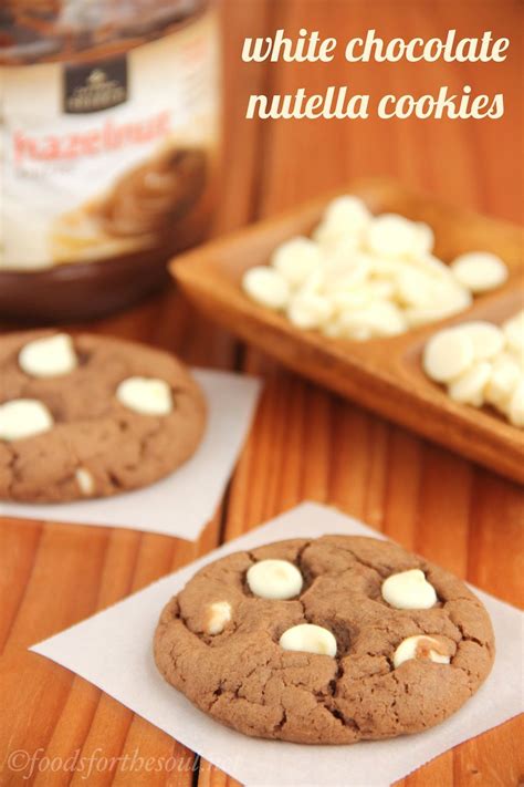 White Chocolate Nutella Cookies Köstliche Desserts Best Dessert