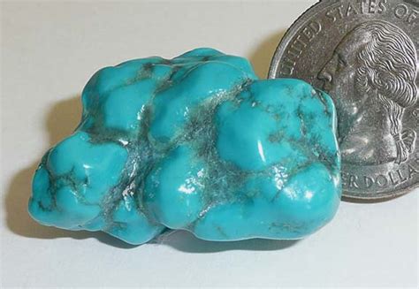 Turquoise Rock 20x30mm Blue Color Wmatrix Tq452