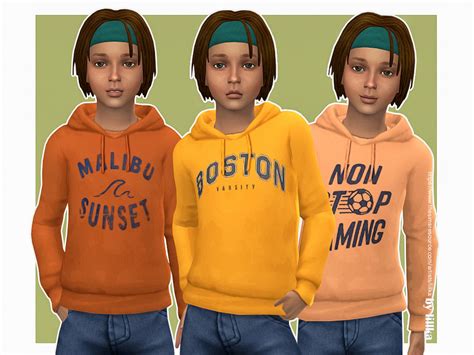 Hoodie For Boys P23 By Lillka At Tsr Sims 4 Updates