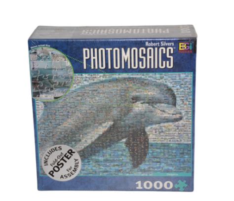 Dolphin Photomosaics Puzzle Pieces By Robert Silvers Ocean Sea New Sealed Ebay