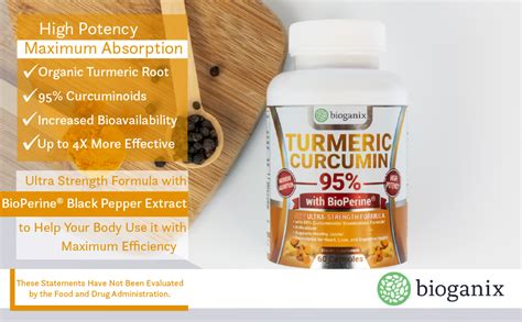 Amazon Com Turmeric Curcumin Extract Supplement Standardized