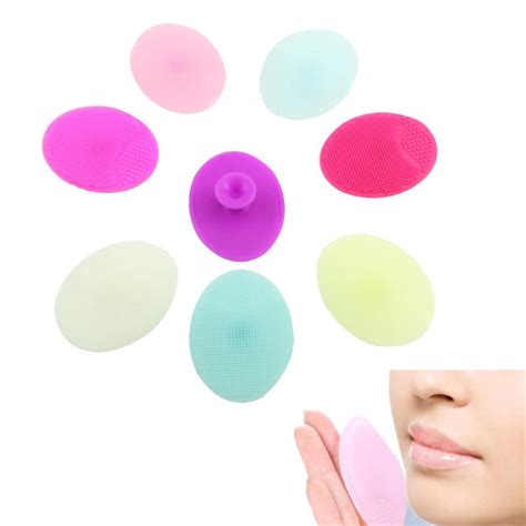 Buy Silicone Wash Pad Face Exfoliating Blackhead Facial Cleansing Brush