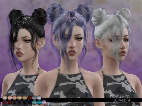 The Sims Resource Nevaeh Hair By Leahlillith Sims 4 Hairs