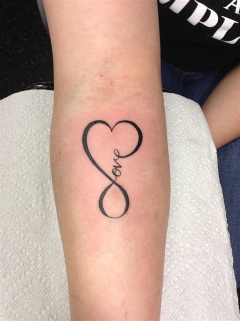 Love Infinity Heart Tattoo Heart With Infinity Tattoo Heart