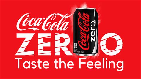 coca cola zero taste the feeling on behance