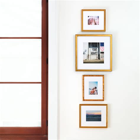 Vertical Picture Wall Ideas Vertical Gallery Wall Diy Gallery Wall