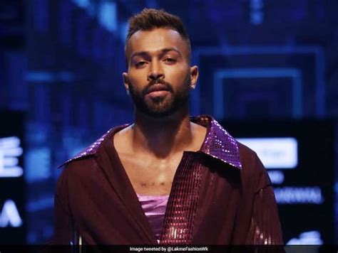 Hardik Pandya Rules The Catwalk In Break From Cricket See Pictures Cricket News
