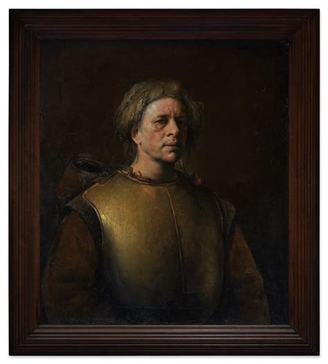 Odd Nerdrum Self Portrait In Armor Selvportrett Med Brystskjold 96