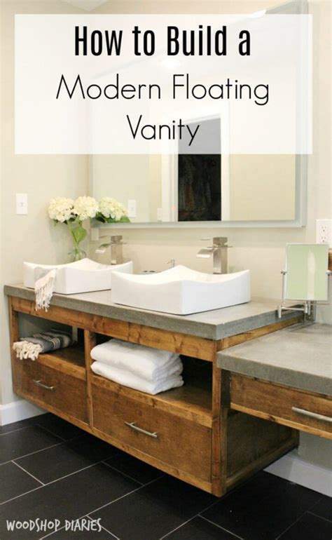 The first step involves planning your bathroom vanity cabinet. 10 DIY Floating Bathroom Vanity Ideas You Can Make ⋆ DIY ...