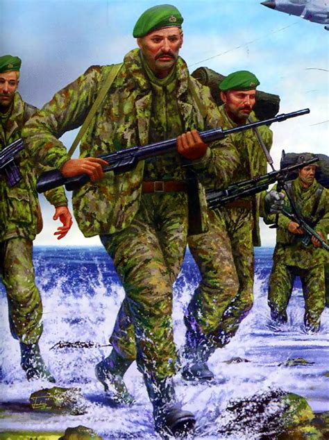 British Troops Landing In The Falklands Falklands War History War Art