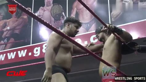 goswami vs dinesh cwe wrestling sports youtube