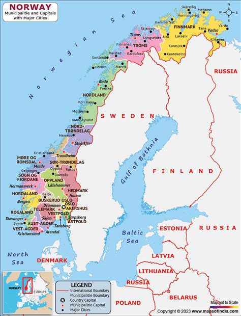 Norway Map Hd Map Of The Norway