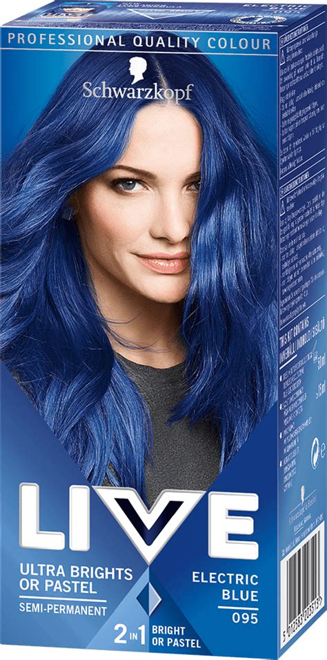 095 Electric Blue Hair Dye By Live