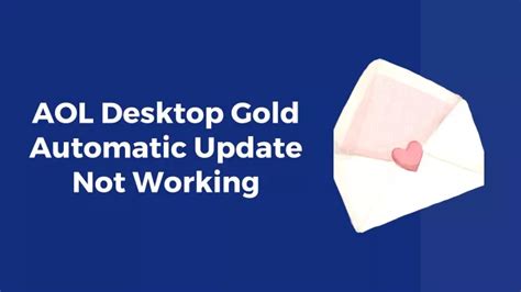 Ppt Aol Desktop Gold Automatic Update Not Working Powerpoint