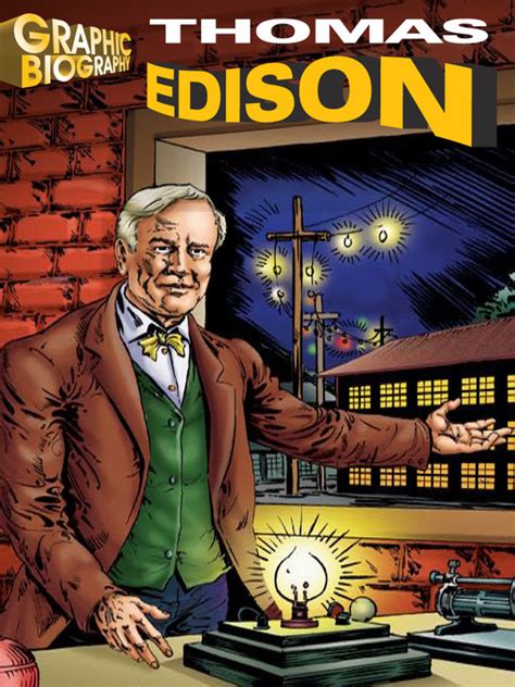Thomas Edison Graphic Biography Los Angeles Public Library Overdrive