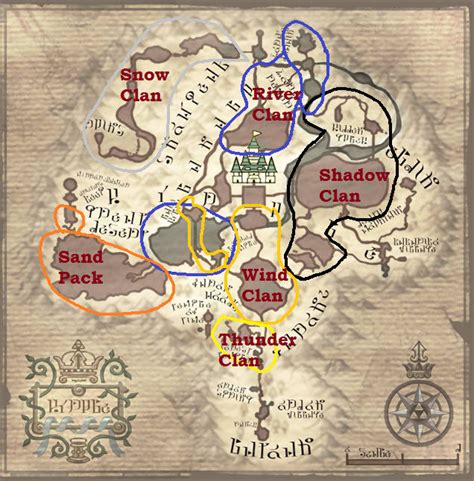 Map Of Hyrule Twilight Princess The Clans By Featheruchiha On Deviantart