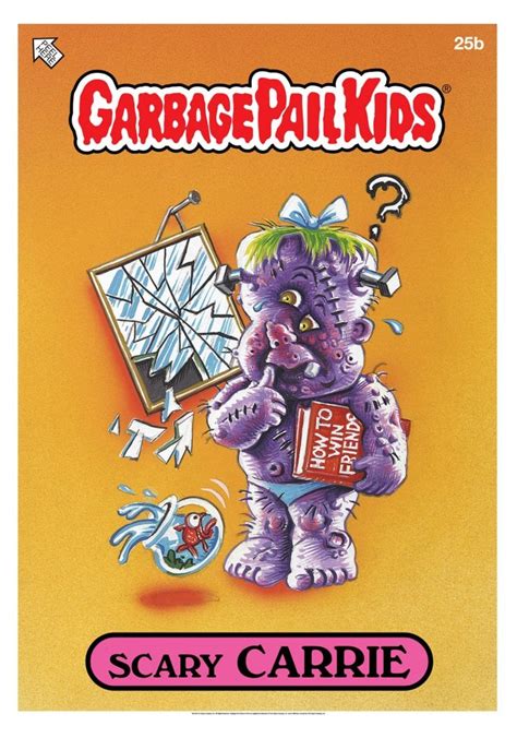 Garbage Pail Kids Scary Carrie Poster Posters