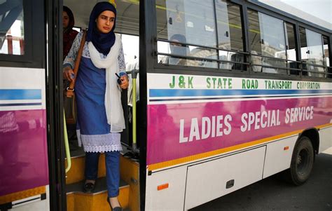 Why Women Love Kashmirs Ladies Only Buses Bbc News