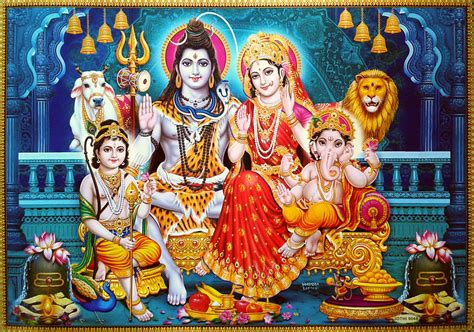 In shivaism, shiva is the god who creates, protects and transforms the universe. Shiva Family Image Collection 1 - WordZz