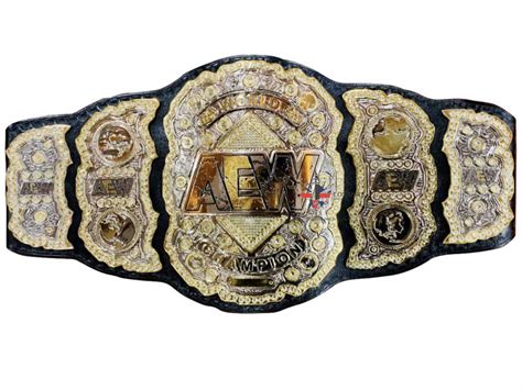 Buy Aew World Wrestling Championship Belt 4mm Plates Replica Online