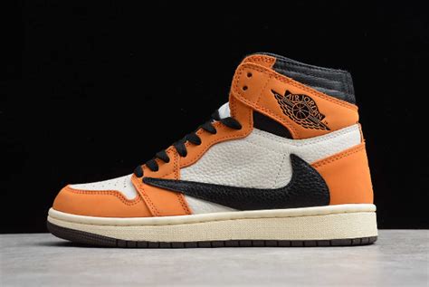 2020 Air Jordan 1 High Og Ts Sp “travis Scott” Whiteorange Black