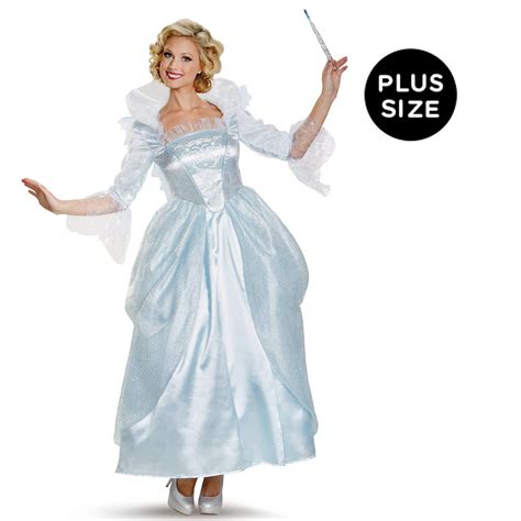 Disney Cinderella Movie Prestige Plus Size Fairy Godmother Costume For