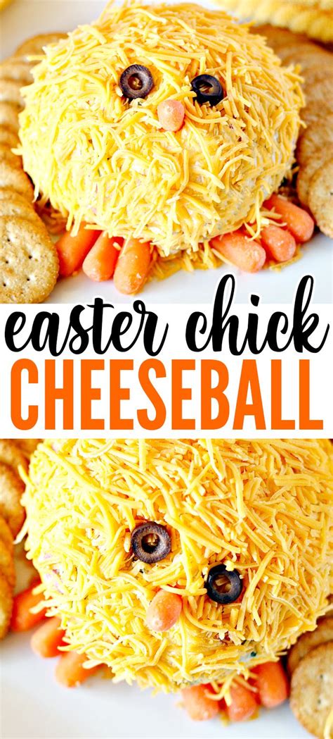Easter Chick Cheese Ball