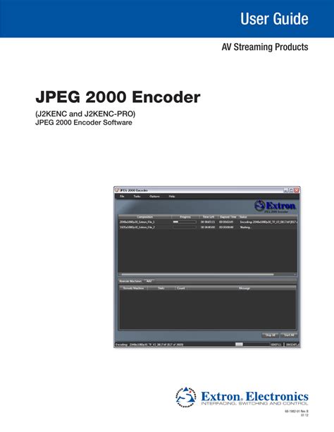 jpeg 2000 encoder user guide manualzz