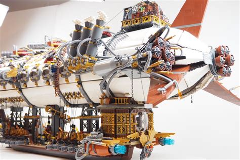 Lego Steampunk Zeppelin In 2020 Steampunk Lego Lego Zeppelin