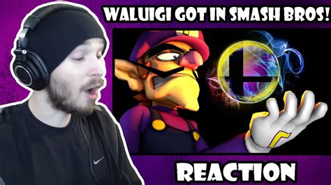 Waluigi Got In Smash Bros Smg4 Waluigis Time Reaction Charmx