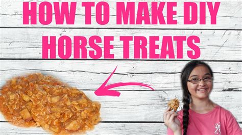 Diy Horse Treats Apple Cinnamon Youtube