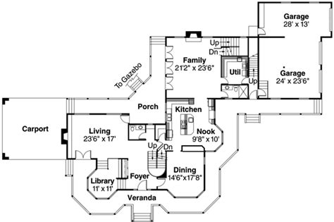 Victorian House Plan 5 Bedrooms 4 Bath 6043 Sq Ft Plan 17 116
